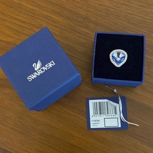 Swarovski Cocktail Periwinkle Halo Ring